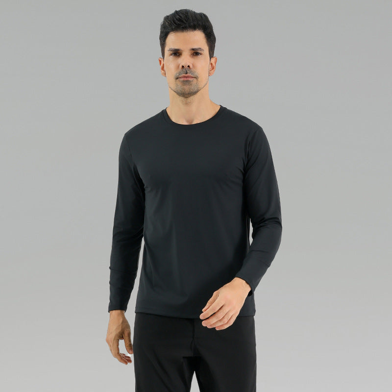 Men's Long Sleeve Crew Neck T-Shirt