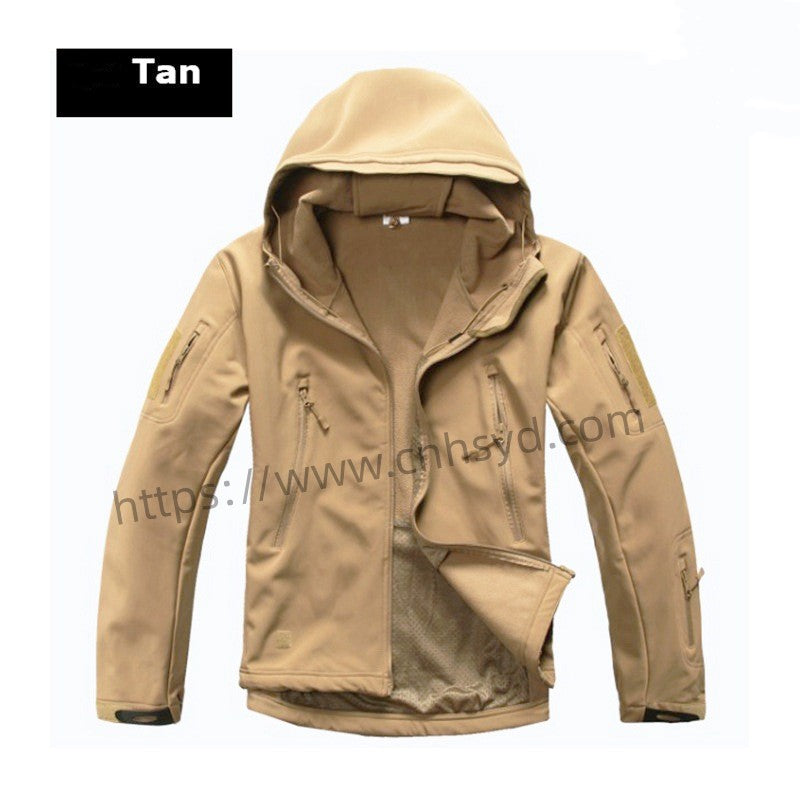 🔥Outdoor Sharkskin Softshell Warm Sports Fleece Wind and Rain Rush Jacket🎁