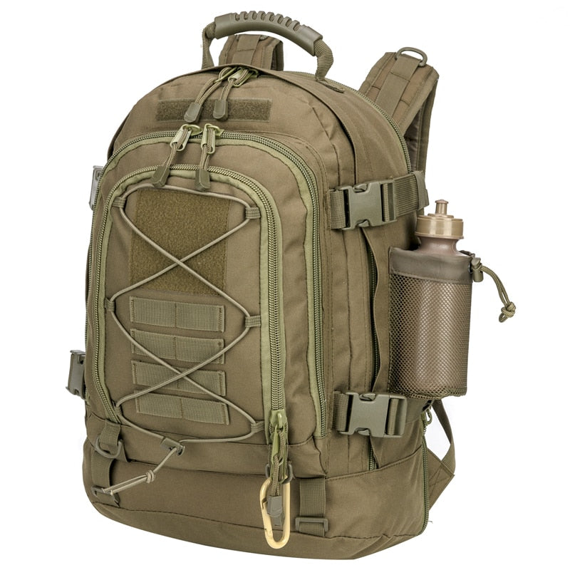 60L Military Tactical Backpack Army Molle Assault Rucksack 3P Outdoor Travel Hiking Rucksacks Camping Hunting Climbing Bags