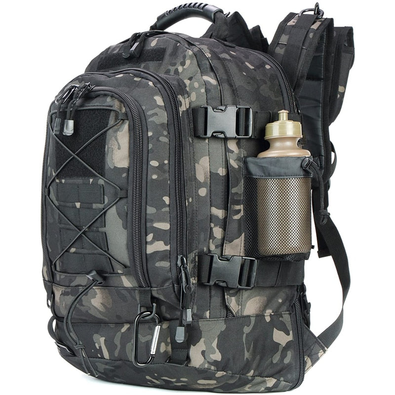 60L Military Tactical Backpack Army Molle Assault Rucksack 3P Outdoor Travel Hiking Rucksacks Camping Hunting Climbing Bags