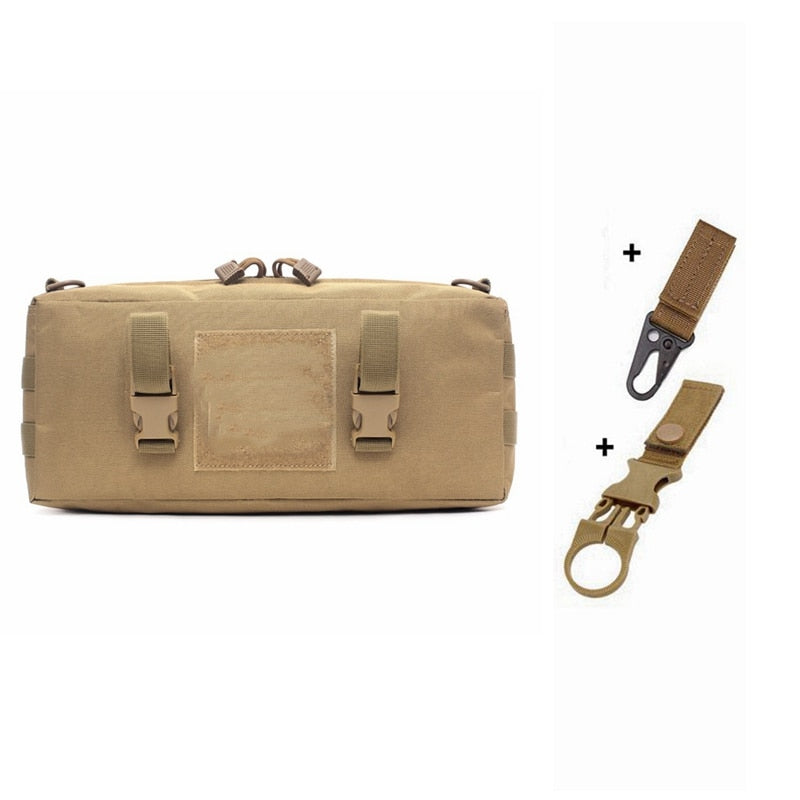 Military Tactical Backpack Travel Camping Bag Army Accessory Nylon Outdoor Sports Fishing Sling Hiking Hunting Men Molle Pouch