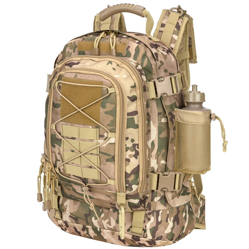 60L Military Tactical Backpack Army Molle Assault Rucksack 3P Outdoor Travel Hiking Rucksacks Camping Hunting Climbing Bags