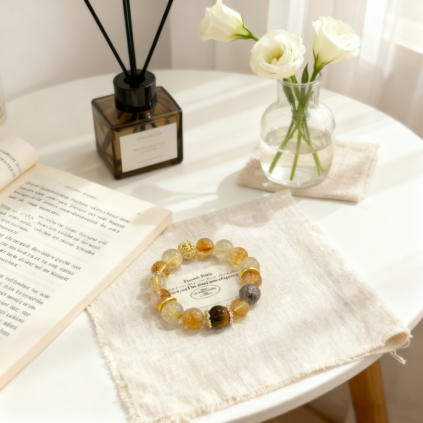 4-in-1 Luck & Career Boost Crystal Bracelet ✨