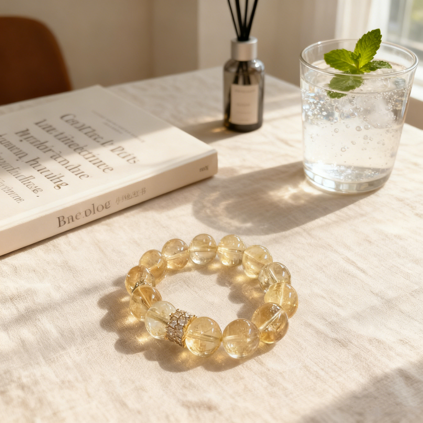 Premium Multi-Treasure Crystal Bracelet-Handmade Golden Citrine Beaded Bracelet | Confidence, Emotional Balance & Abundant Wealth