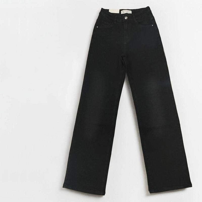 Women's High Waist Denim Stretch Wide Leg Jeans, Trendy Multi-Pocket Denim Trousers for Women, Classic Women's Pants, Street Womenswear