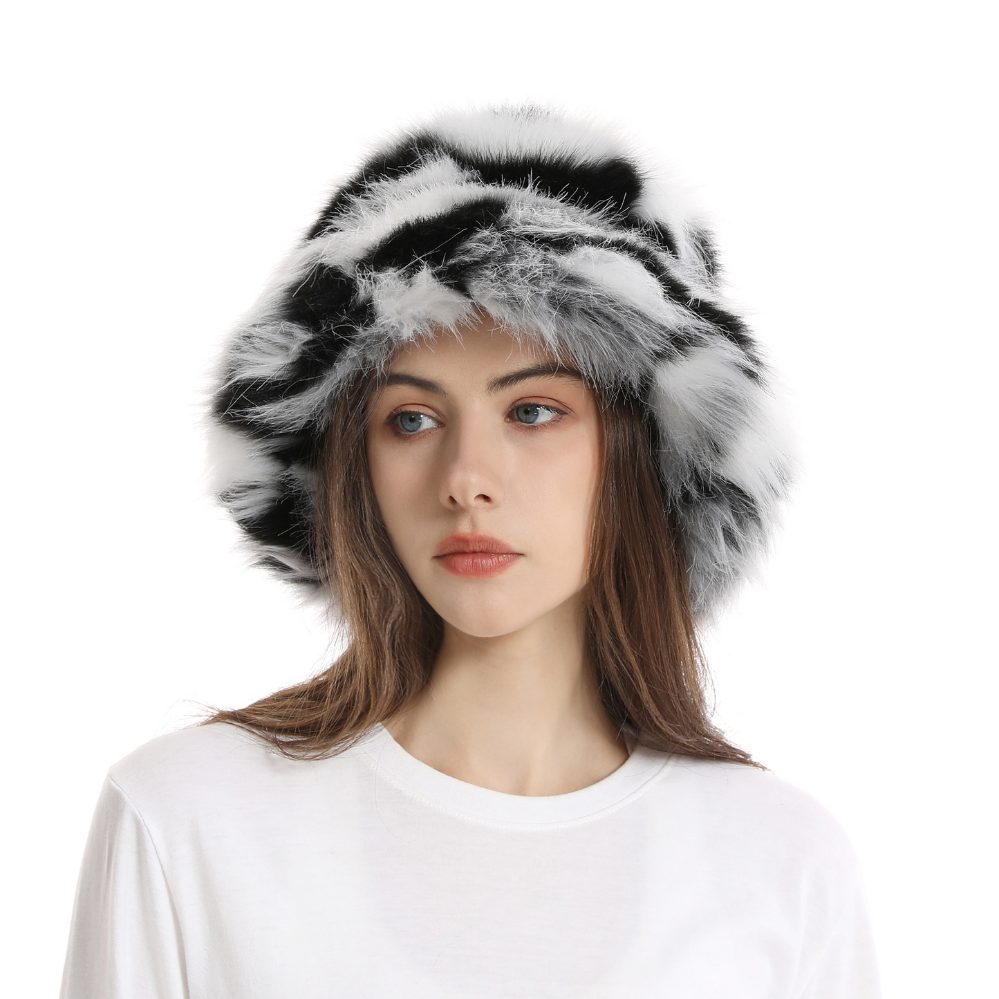 Plush Colorful Hat