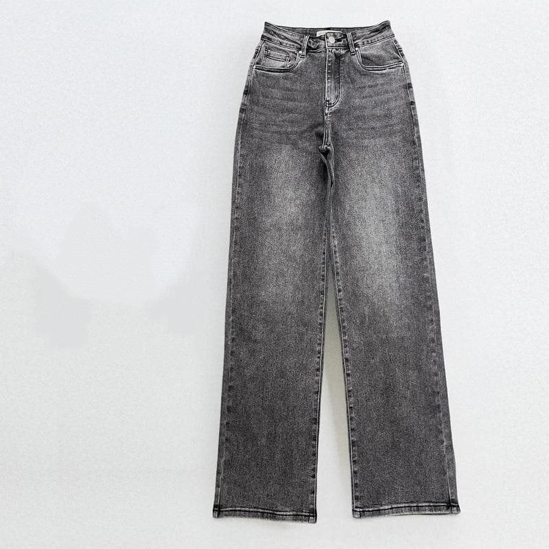 Women's High Waist Denim Stretch Wide Leg Jeans, Trendy Multi-Pocket Denim Trousers for Women, Classic Women's Pants, Street Womenswear