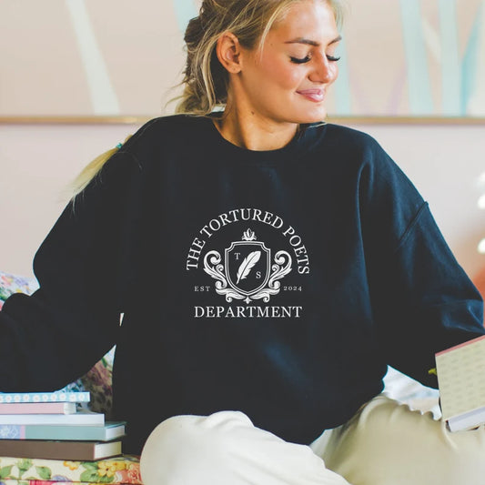 The Tortured Poets Department Est 2024Round neck printing top